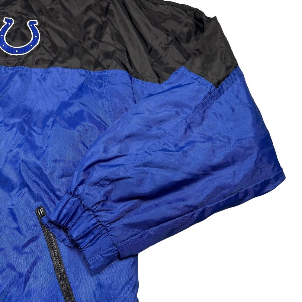 Indianapolis‎ Colts Jacket Men's Large Vintage Game Day Full Zip Coat NFL Blue - Picture 4 of 10